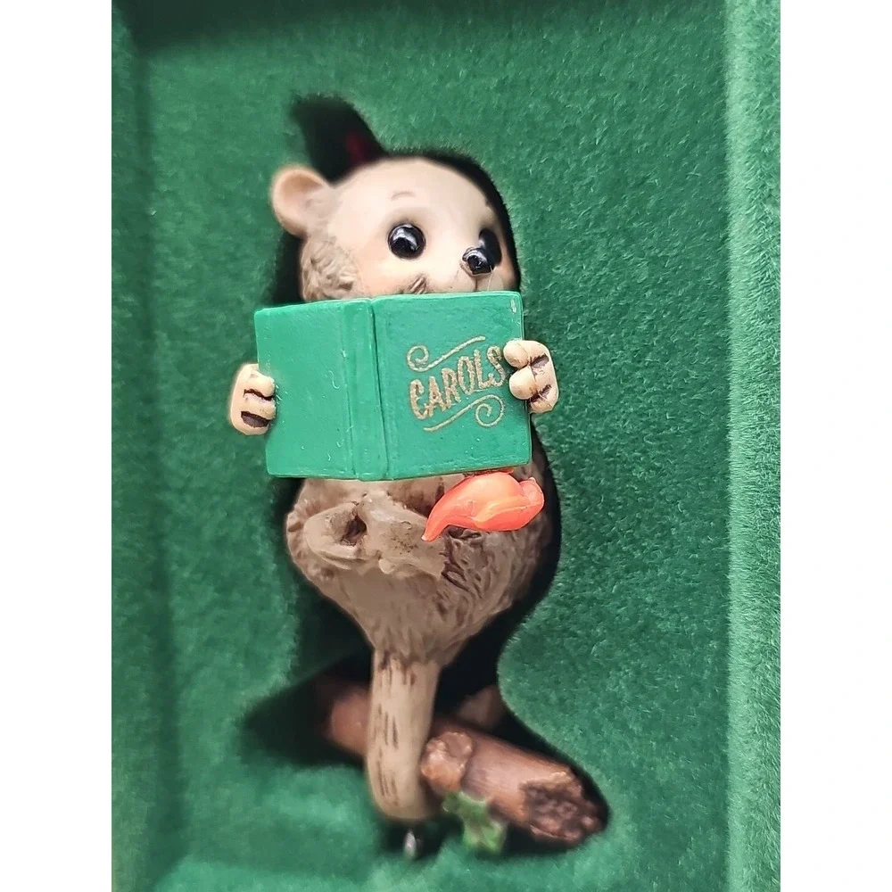 HALLMARK Keepsake 1981‎ TOPSY TURVY SURPRISES Opossum CHRISTMAS ORNAMENT Vintage